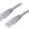 Patch cord U/UTP 5e linka CCA PVC szary 50m 26AWG Øprzew: 5mm PP12-50M