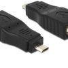 Delock USB 2.0 adapter [1x złącze męskie Micro-B USB 2.0 - 1x złącze żeńskie USB-A 2.0] 65549