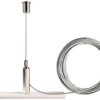 Deko Light 710094 D Line Seilabhängungshalter Mini mit 5,0m Abhängeseil Element systemu szynowego wysokonapięciowego Szy