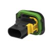 Złącze samochodowe 3-pinowe TE Connectivity 2-rzędowe Męski 20A Heavy Duty Sealed Connector Series Montaż na panelu A