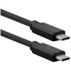 Roline 11.02.9072 USB 3.2 2x 2nd Gen USB-C plug cable Black Shielded 1.50m