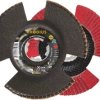 Rhodius 211405 VISION SPEED X-LOCK Tarcza lamelkowa Wielkość ziarna 60 stal nierdzewna, stal, metal nieżelazny 10 szt.