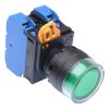 YW1L-MF2E20Q4G Green 24V illuminated 22mm Momentary Shrouded Push Button Switch 2NO IP65 IDEC