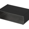 Aluminum enclosure kit, (L x W x H) 169 x 100 x 52 mm, black, IP65, 84166100.HMT1
