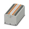 Blok rozdzielczy PTFIX 18X4 GY, szare złącze przemysłowe - 18 punktów przyłączeniowych o przekroju 4mm2 /8szt./
