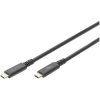 Digitus AK-300343-008-S USB cable USB-C plug Black 0.80 m USB 3.2 2nd Gen Shie