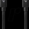 CCGL66040BK10 USB 4.0 cable, C connector > C connector, 1 m, black