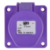 Gniazdo Tablicowe 16A 2P 24V Fioletowe Ip44 Twist 362V
