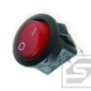 Przełącznik klawiszowy SMRS-101-2C3 czerwony;2poz;ON-OFF;ot.mont.14.4mm