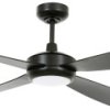 Lucci AIR Slipstream Wentylator sufitowy 22 W (Ø x W) 107 cm x 33 cm czarny pilot zdalnego sterowania