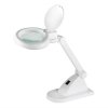 Lampka biurkowa z lupą 3D+12D biała 30LED GETI