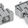 Plug, 3 pole, snap-in, push-in, 0.25-1.5 mm², gray, 890-753