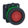 Harmony XB5 Przycisk podświetlany plastik. czerwony fi30 zintegrowana dioda LED 110...120 V AC 1Z + 1R XB5FW34G5