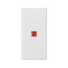 Simon Connect Klawisz K45/2 pojedynczy łącznika uniwersalnego z podświetleniem czysta biel K115/9