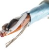 Kabel do transmisji danych 4 -parowy 0,23 mm² 8 -rdzeniowy Ekranowany 24 AWG AWG PVC 300 V