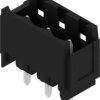 Pin header, 3 pole, pitch 5.08 mm, straight, black, 2551410000