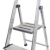 Drabina składana ze stopniem Krause 127204, Maksymalna wysokość robocza: 2.40 m