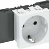 Socket 0 stopni, 1-drożny 250V, 10 / 16A, Schuko OBO Bettermann, 6120348, czerwony, (S x W x G) 86 x 45 x 42 mm