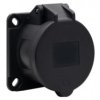 Gniazdo tablicowe proste 16A 5p 380V-415V /FE/ IP44 czarne
