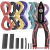 Quadrios 23T038 Stranded Wire Assorted 10m Multicolour Set with Pliers