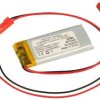Akumulator; Li-Po; 502248; 3,7V; 450mAh; 5x22x48mm; Zabezpieczenie PCM; konektor+ gniazdo 2,54*2piny; AKYGA; RoHS