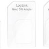 LogiLink AA0047 Igła do kart SIM z igłą do wyciągania karty SIM Adapter z: Nano SIM, Micro SIM Adapter do: Standard SIM,