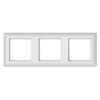 Ramka potrójna, Varia, biała / 46421