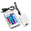 Sterownik taśm i pasków LED RGB z pilotem IR - 24 klawisze