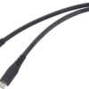 Renkforce USB-C Kabel USB4® USB-C® 0.50 m czarny płaszcz TPE RF-6662038