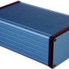 Obudowa uniwersalna Hammond Electronics, aluminium, niebieski, (D x S x W) 160 x 103 x 53 mm, 1 szt.