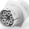 Socket housing, 5 pole, crimp connection, straight, 293687-1