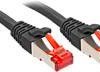 kabel LAN LINDY 47781, 1 szt., RJ45, CAT 6, S/FTP, 5.00 m, czarny