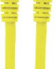 Kabel sieciowy Intellinet Cat6a S / FTP 100% miedź LS0H z certyfikatem Cat6a, wtyczka RJ45 / wtyczka RJ45 2,0 m żółty