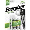 Energizer E301375700 Universal HR03 AAA Battery Rechargeable NiMH 500 mAh 4pc