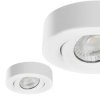Oprawa natynkowa downlight LED, 5W, 450lm, IP20, 3CCT, okrągła, biała, NORA PRO/S HOROZ