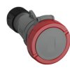 Złącze przemysłowe - zasilające 16A Gniazdo 415 V 2P+E Amphenol Industrial Czerwony IP67