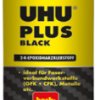 2 components adhesive 50 ml cartridge, UHU PLUS BLACK 50ML