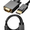 DP DisplayPort Male to VGA Male 2m Adapter Cable