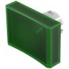 EAO 51-904.5 Lens green concave 15.2x21.2 plastic transparent