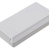 Obudowa urządzeń elektronicznych ABS wysokość zew: 25 mm szerokość zew: 50 mm długość zew: 100 mm IP40 100 x 50 x 25mm