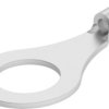 Butt connector, uninsulated, 0.3-1.65 mm², AWG 22 to 16, silver, 25.27 mm, 324124