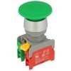 Przełącznik; bezpieczeństwa; przyciskowy; EB22-1-O/C-G; ON-(OFF)+OFF-(ON); grzybkowy; 2 tory; zielony; bez podświetlenia; monost