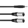 Omnitronic 30225157 30225207 Audio Video Cable Assemblies Black 1.5m