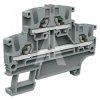 Złączka push-in EFD.2/GR, szara, 2-piętrowa, 2,5 mm²