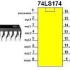 Układ cyfrowy 74LS174