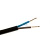 przewód elektryczny 2x1mm OMYp czarny płaski linka 1metr