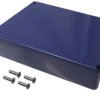 Aluminum enclosure, (L x W x H) 95 x 151 x 35 mm, blue, IP54, 1590TRPCCB