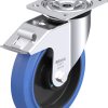 Blickle 749380 L-POEV 200KAD-FI-SB Rolka obrotowa z blachy stalowej Średnica koła: 200 mm Maksymalne obciążenie: 400 kg