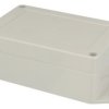 Obudowa; uniwersalna; ZP120.80.45UJH TM; ABS; 120mm; 80mm; 45mm; IP65; jasnoszary; hermetyczna; uchwyty montażowe; z tulejkami m
