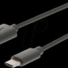 CCGB60600BK10 USB 2.0 Cable, male Typ C > A male, 1 m, black